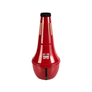 Tuba Straight Mute Red Coated